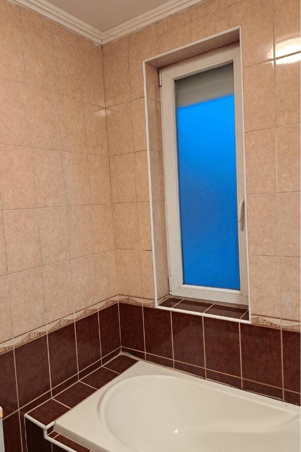 csempefestés Dulux csempefestékkel előtte állapot